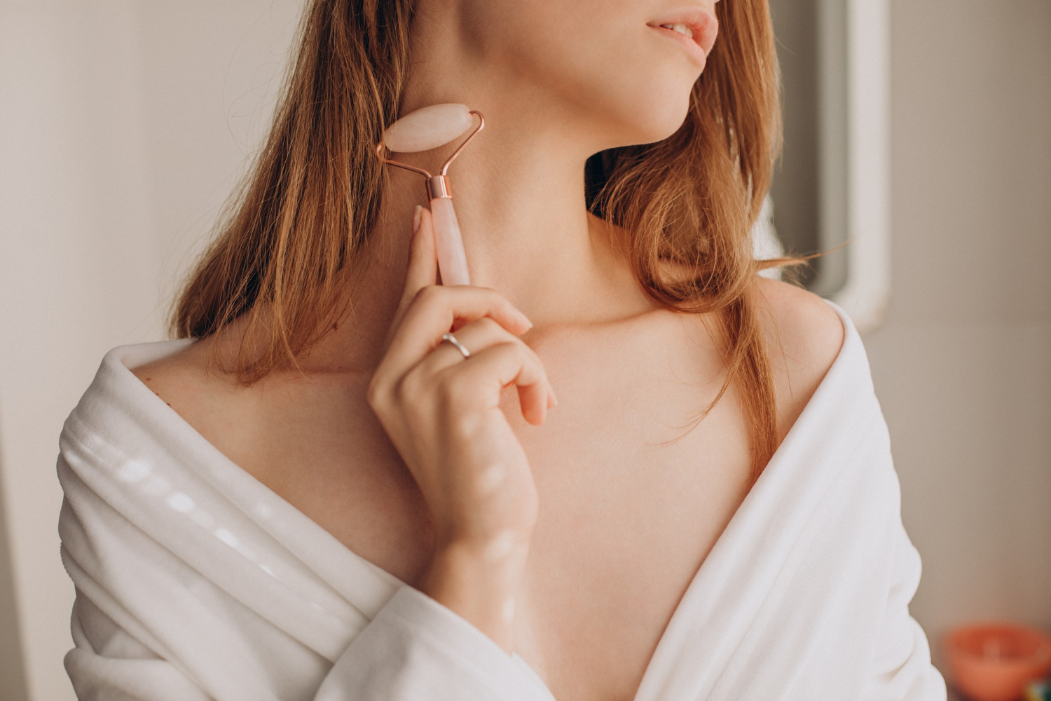 Girl in robe