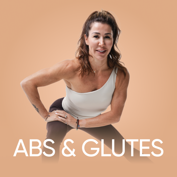 A girl is doing exercises for press
