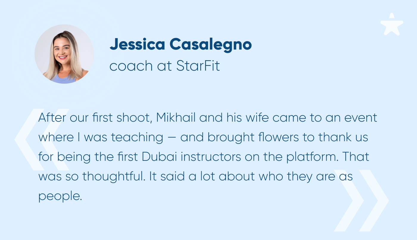 StarFit trainer Jessica Casalegno