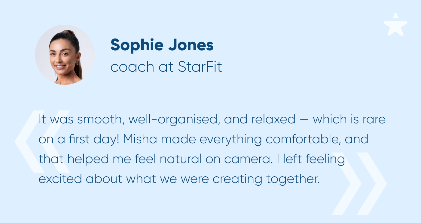 Sophie Jones: The First Trainer on StarFit