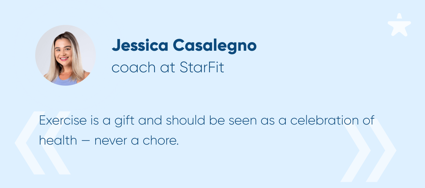 StarFit trainer Jessica Casalegno