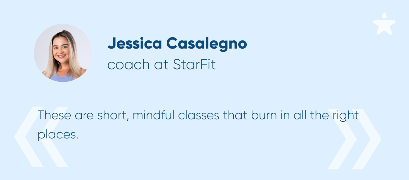 StarFit trainer Jessica Casalegno